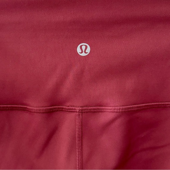 Lululemon Athletica Wunder Train High-Rise Crop 23” Leggings, Mulled Wine sz. 4 - Picture 15 of 16